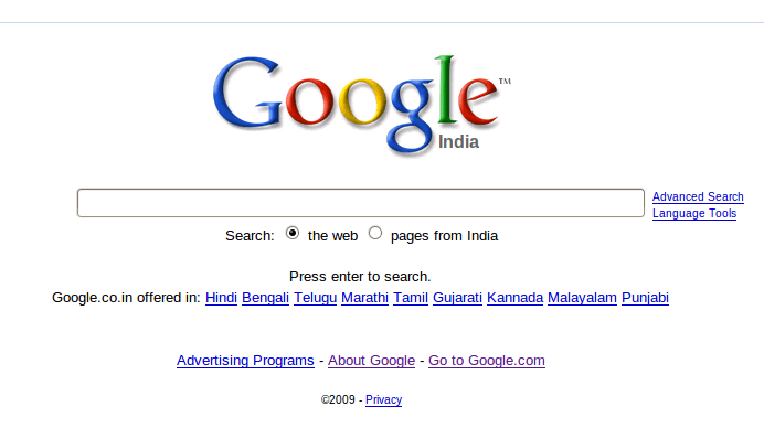 googlesearchindia