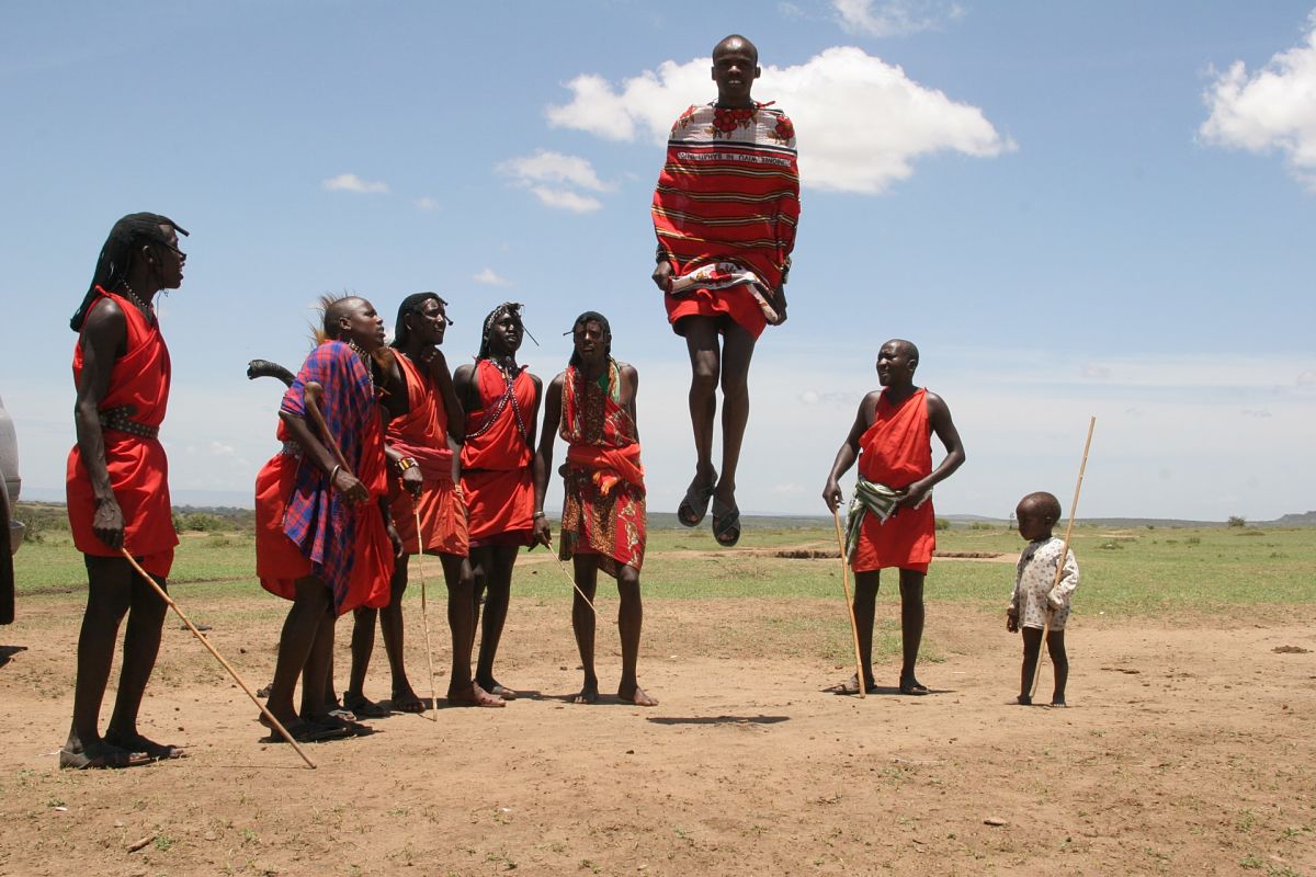 massai tribesmen kenya