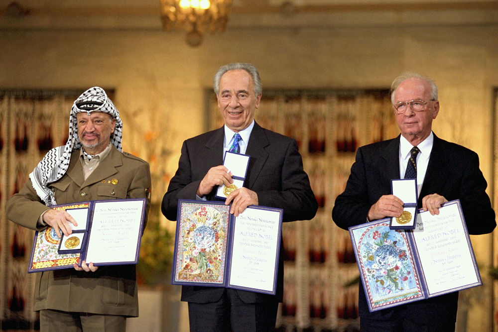 arafat prize ceremony