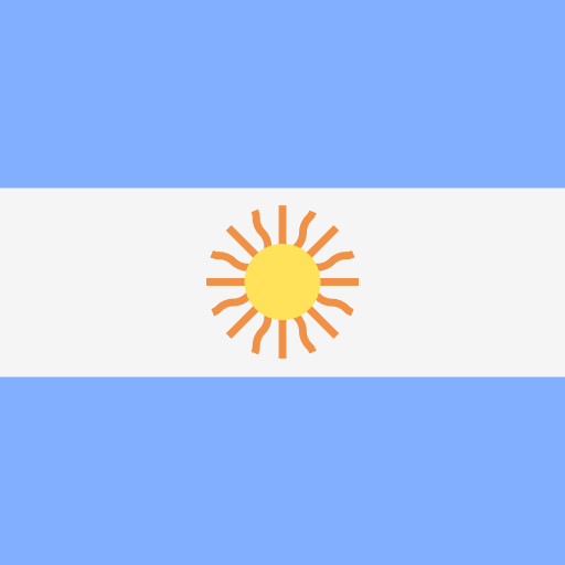 argentina square flag icin