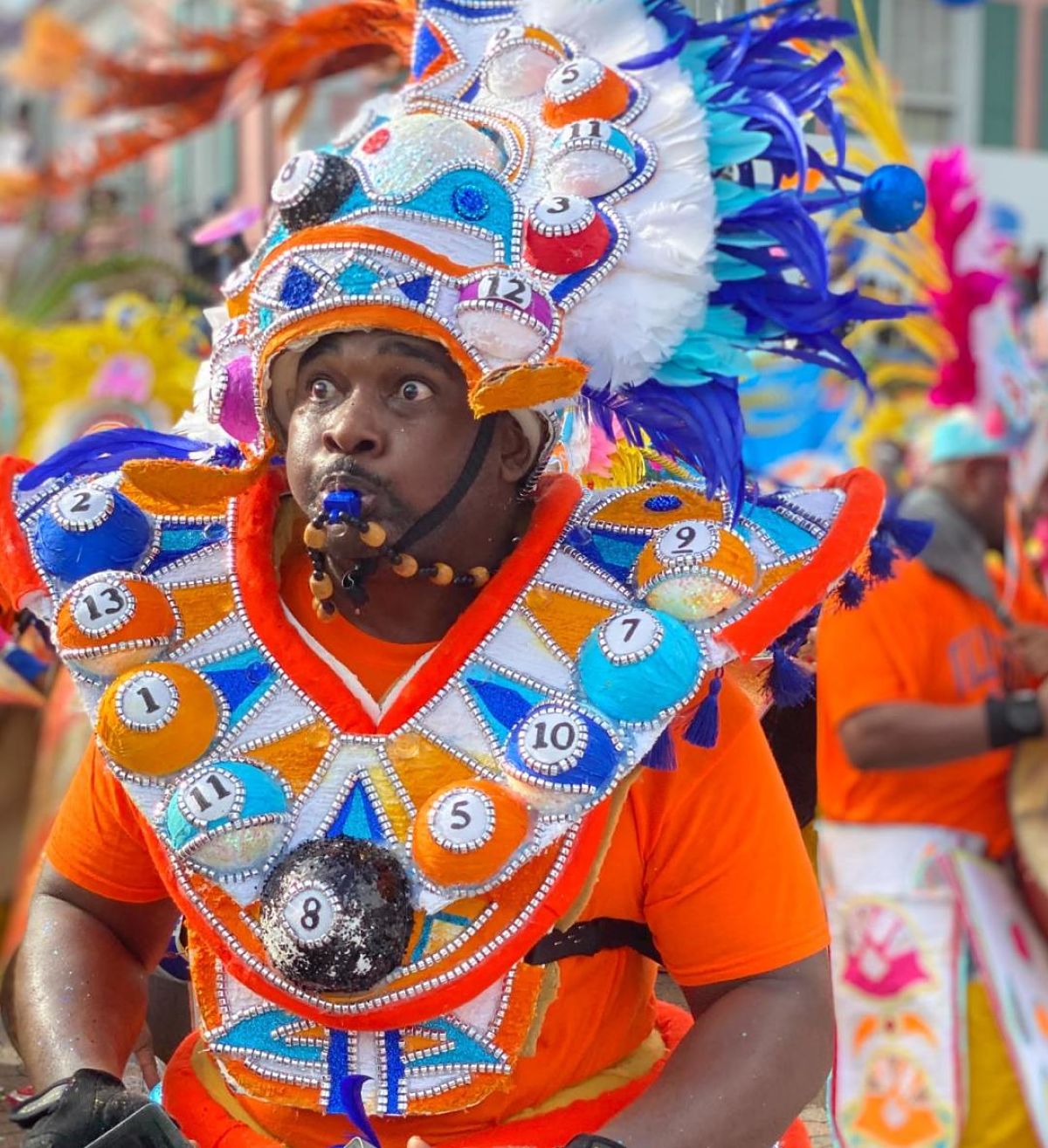 bahamas festival goer