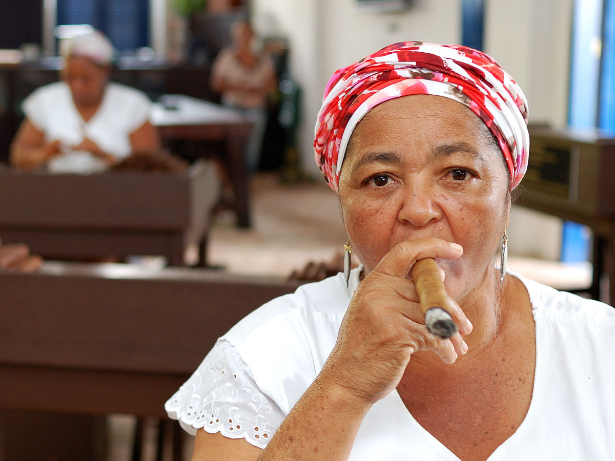 brazilian cigar smoker