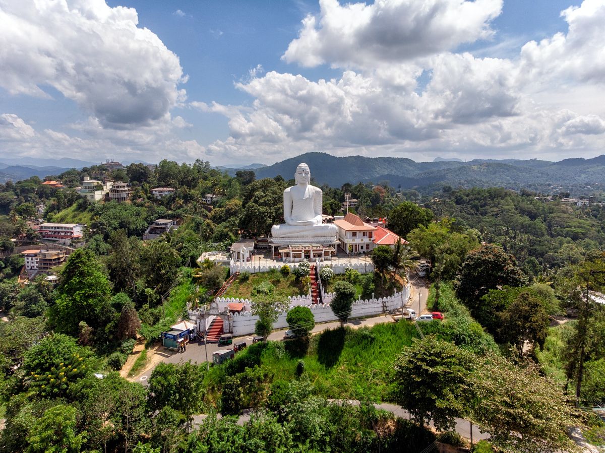 Buddha statue in Kandy