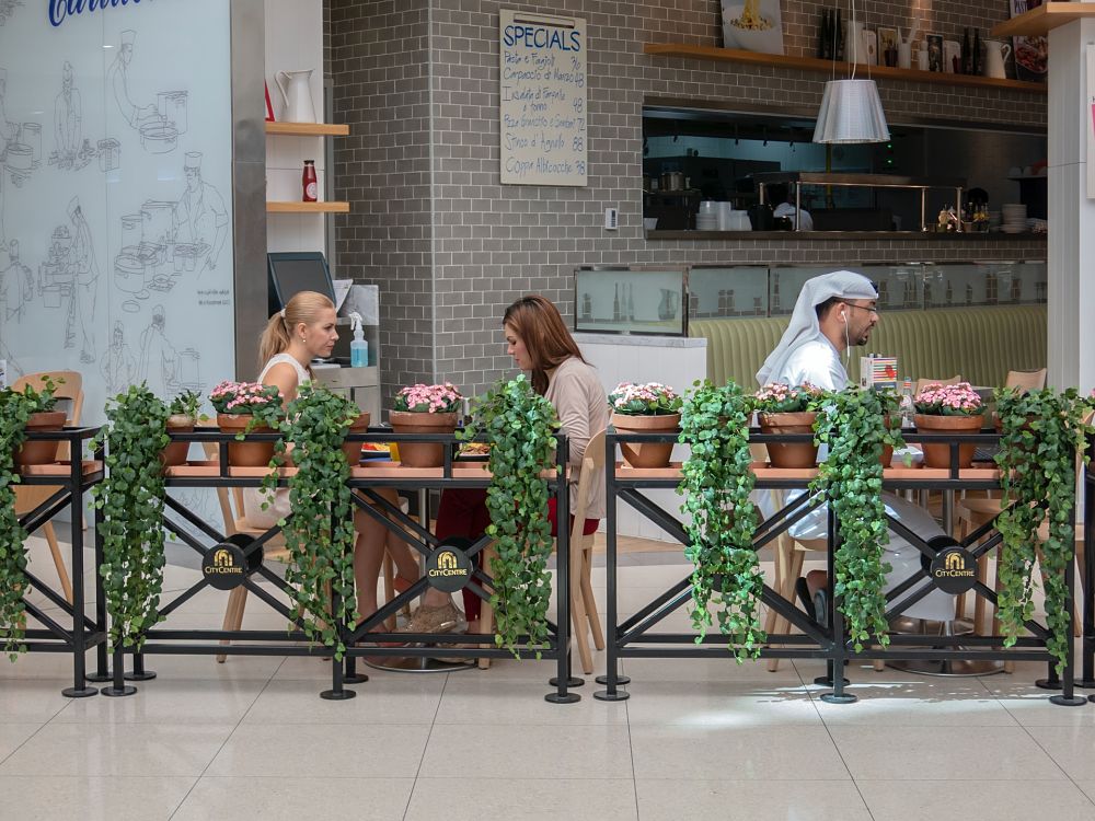 Emiratis in mall uae