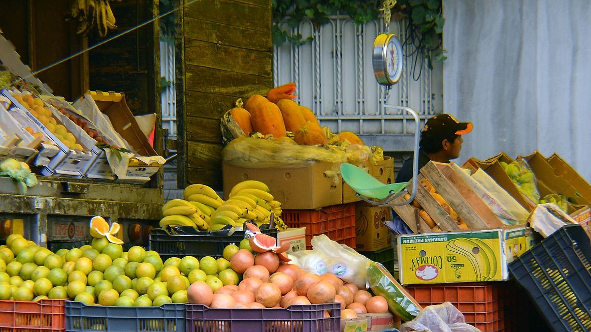 fruit stall mexico city
