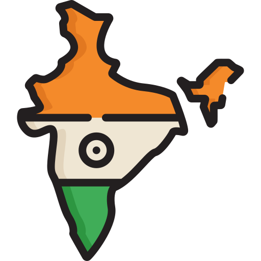 india flag cartoon