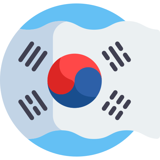 korea flag blue0icon