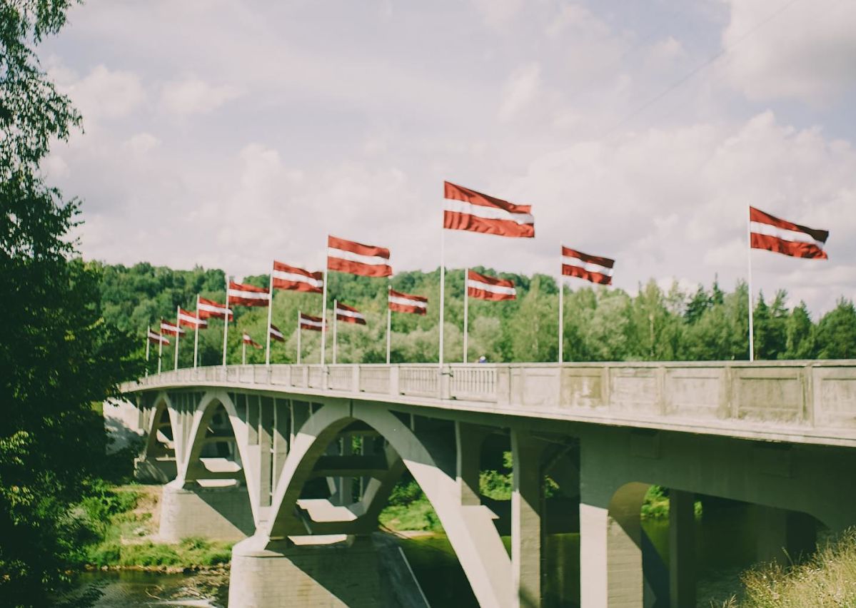 latvian flags