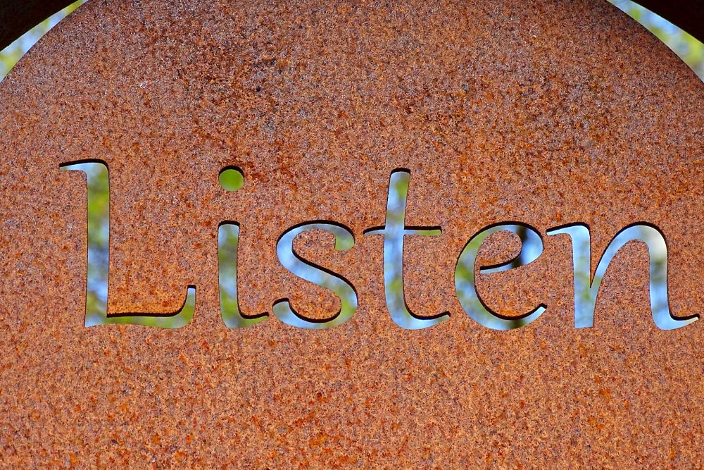 listen dorset sign