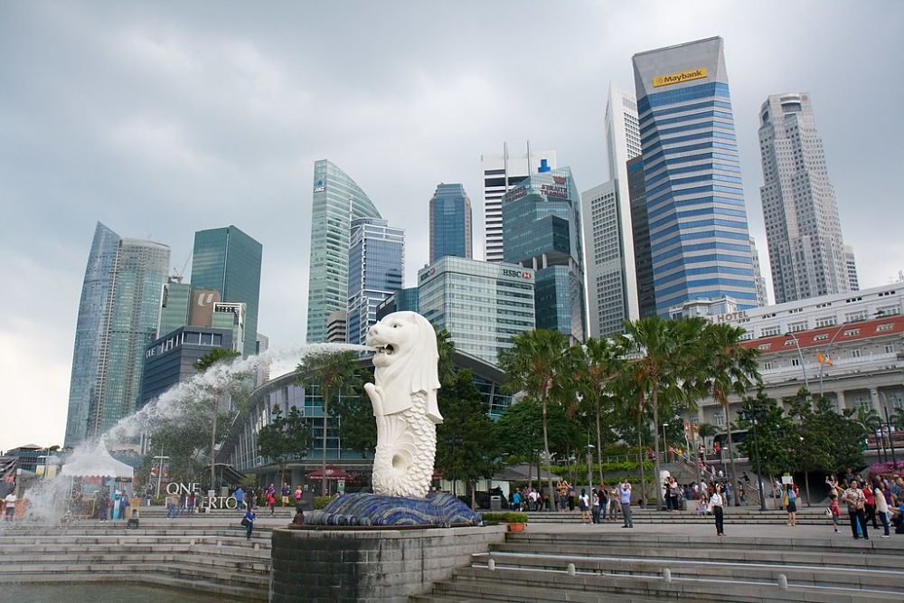 photo merlion singapore