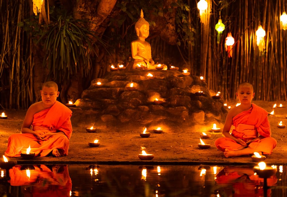 buddhist mediating