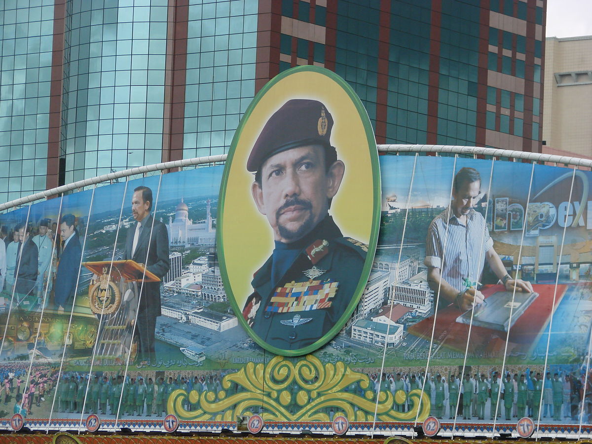 sultan brunei billboard