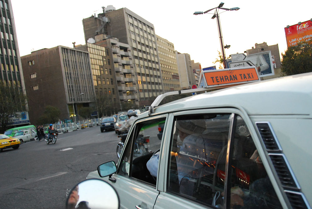 taxi streets tehran