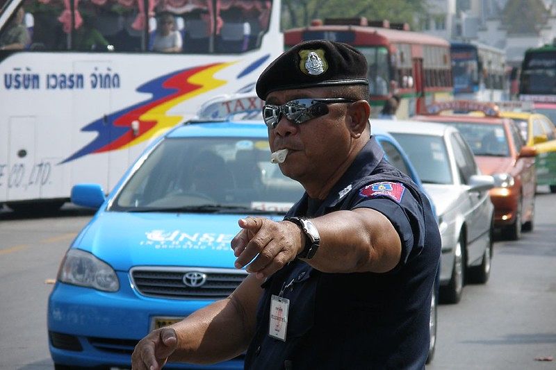 thai traffic cop