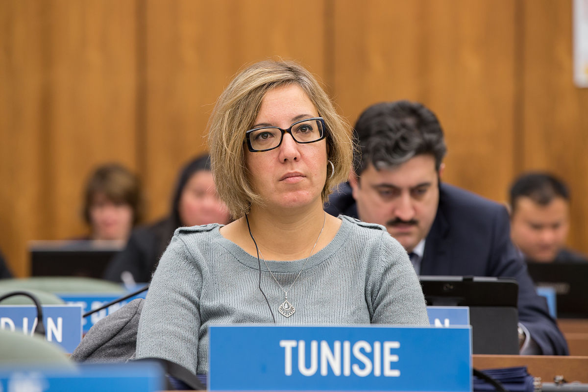 tunisian conference delegate