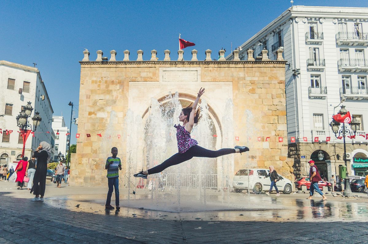 tunisian girl doing ballet